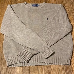 Vintage Polo 100% cotton knit sweater